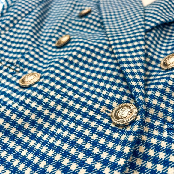 Woman Double Breasted Blazer - Picture 3 of 6